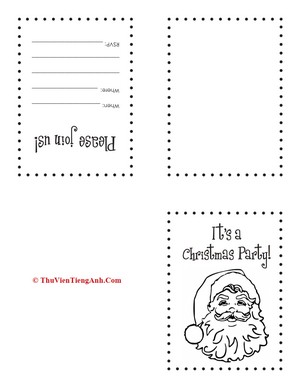 Printable Christmas Invitations