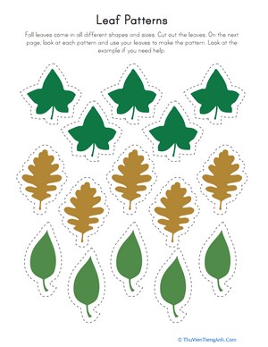 Printable Leaf Patterns