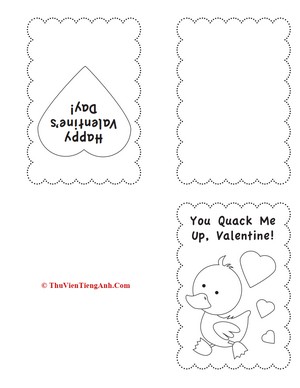 Homemade Valentine’s Day Card
