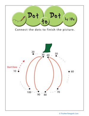 Pumpkin Dot-to-Dot