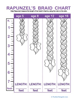 Rapunzel Braid Measurement