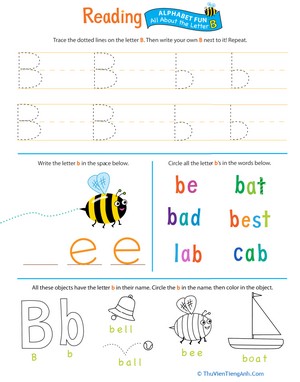 Get Ready for Reading: All About the Letter B