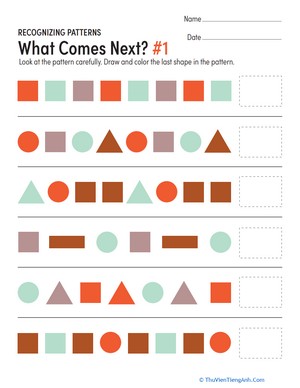 Recognizing Patterns: What Comes Next? #1