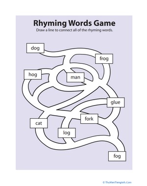 Rhyming Words Game 2