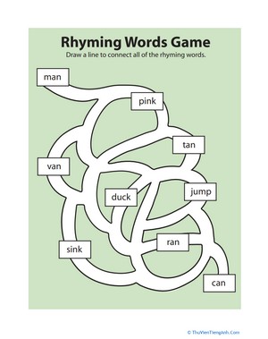 Rhyming Words Game 3