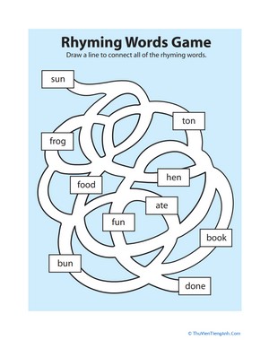 Rhyming Words Game 5