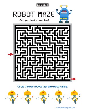 Robot Maze Level 2!