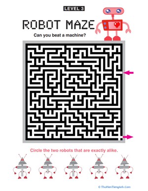 Robot Maze Level 3!