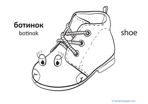 Russian Words: “Shoe”