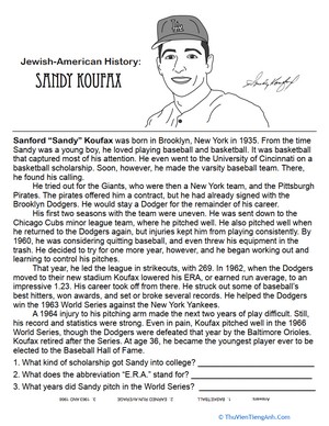 Sandy Koufax Biography