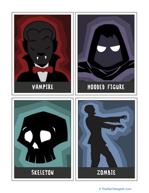 Scary Story Cards: Characters