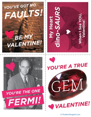 Science Valentine Cards