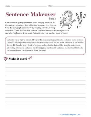 Sentence Makeover Part 1