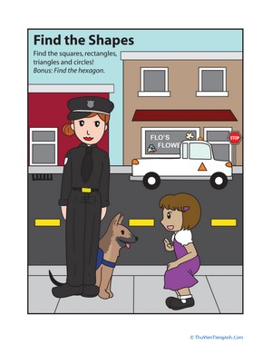Shape Challenge: Policewoman