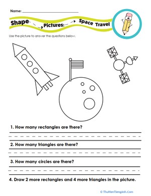 Shape Pictures: Space Travel
