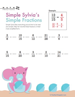 Simple Fractions with Sylvia