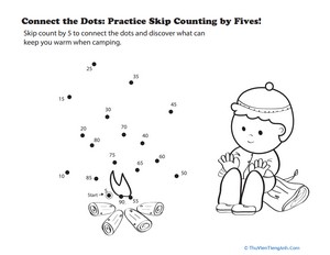 Connect the Dots: Practice Skip Counting by Fives