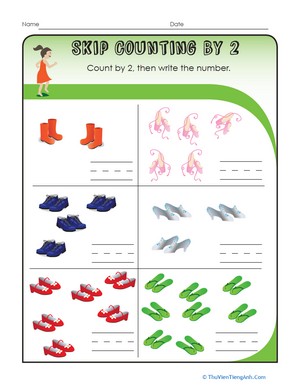 Skip Counting: Count by Twos!