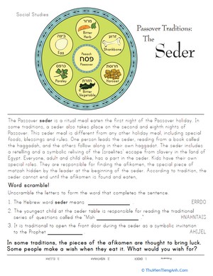 Passover Traditions: The Seder
