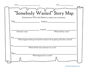 Somebody Wanted Story Map