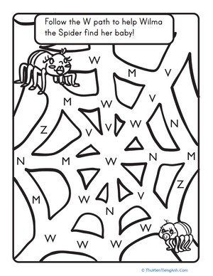 The Letter W: A Maze