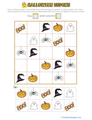 Spooky Halloween Sudoku Challenge