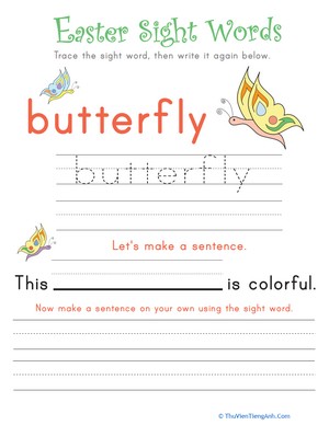 Sight Words: Butterfly