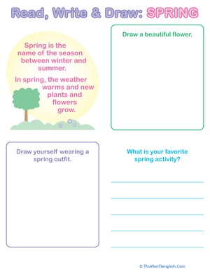 Spring Writing For Kids