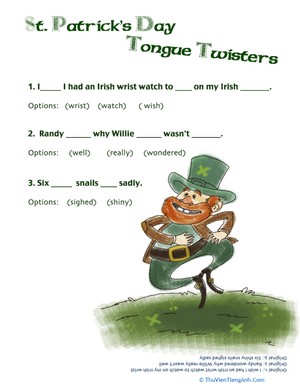 St. Patrick’s Day Tongue Twisters
