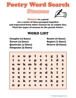 Stanza Word Search