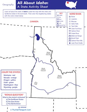 Idaho Geography