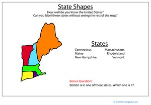 State Shapes: New England