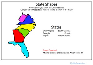 State Shapes: Southeast