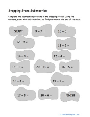 Stepping Stone Subtraction