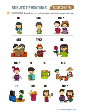 Subject Pronouns for Kids