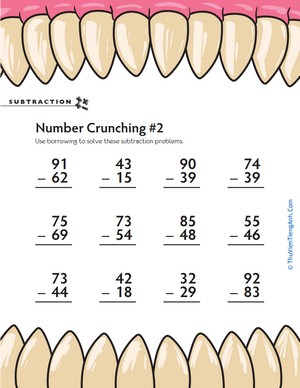 Subtraction Number Crunching #2