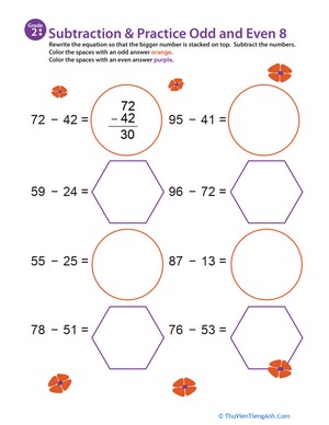Math Mania: Practice Subtraction & Odd/Even 8