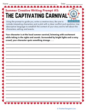 Summer Creative Writing Prompt #3: The Captivating Carnival