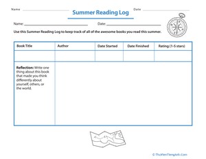 Summer Reading Log