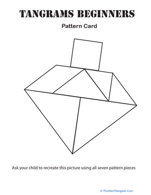 Easy Tangrams Puzzle #4