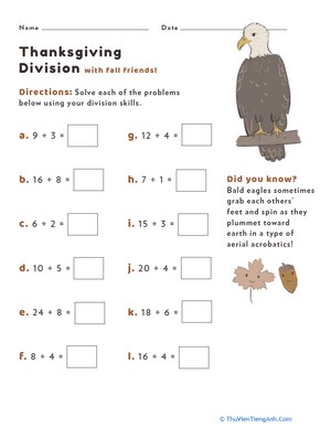 Thanksgiving Division #3