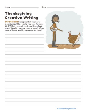 Thanksgiving Writing Prompt #5
