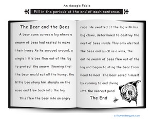 Punctuation: The Bear and the Bees