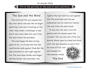 Punctuation: The Sun and the Wind