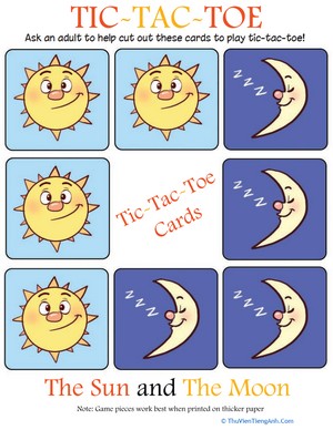 Tic-Tac-Toe: Sun and Moon