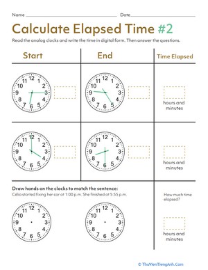 Calculate Elapsed Time #2