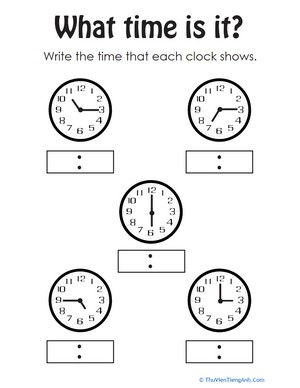 Telling the Time 2