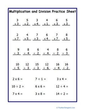 Times Tables and Division