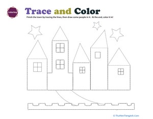 Trace and Color the City