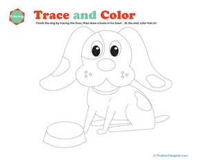 Doggie Coloring Page